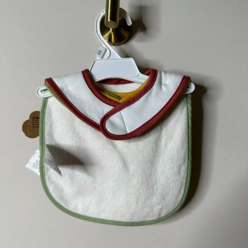 Baby Essentials Set of 3 Bibs - Thanksgiving Theme - One Size NEW